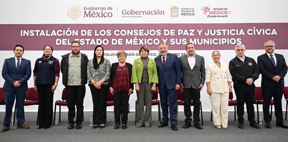 Instala GEM 99 Consejos de Paz y Justicia Cívica en el Edomex para prevenir violencia