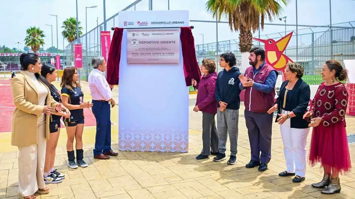 Recupera Delfina Gómez recupera Deportivo Oriente en Tultepec con 17 mdp