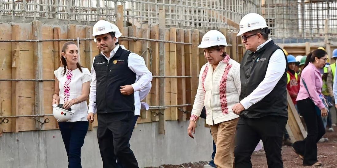 Supervisa Delfina Gómez Túnel Churubusco-Xochiaca en Nezahualcóyotl