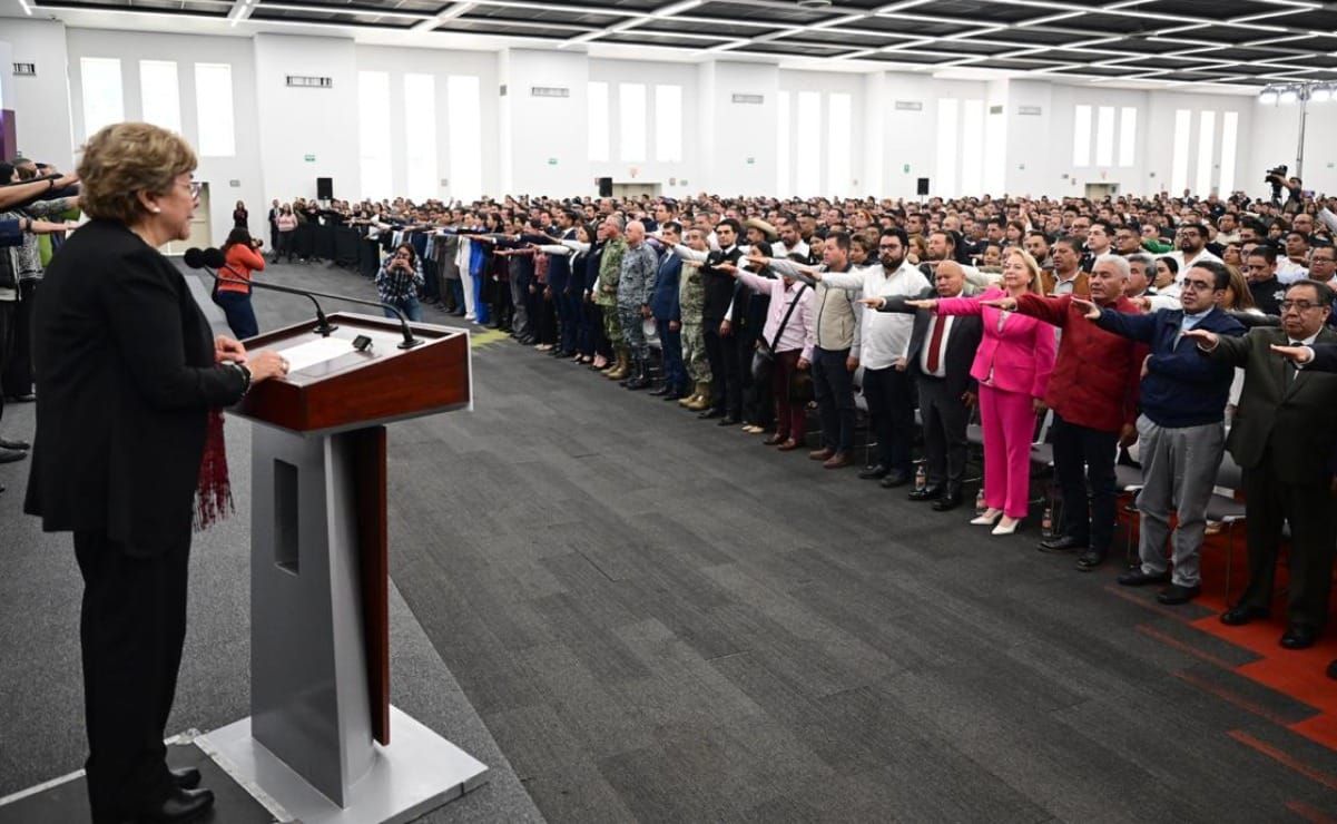Activa Delfina Gómez el “ejército de la paz” en Edomex