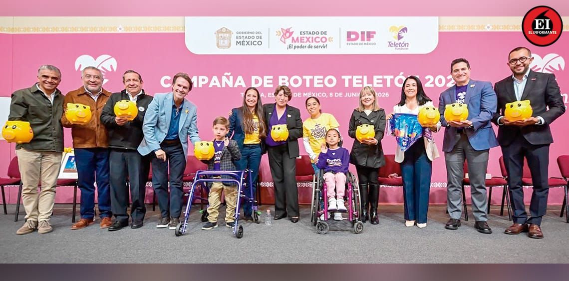 Con el respaldo de Delfina Gómez, arranca campaña Teletón 2026 en Edomex