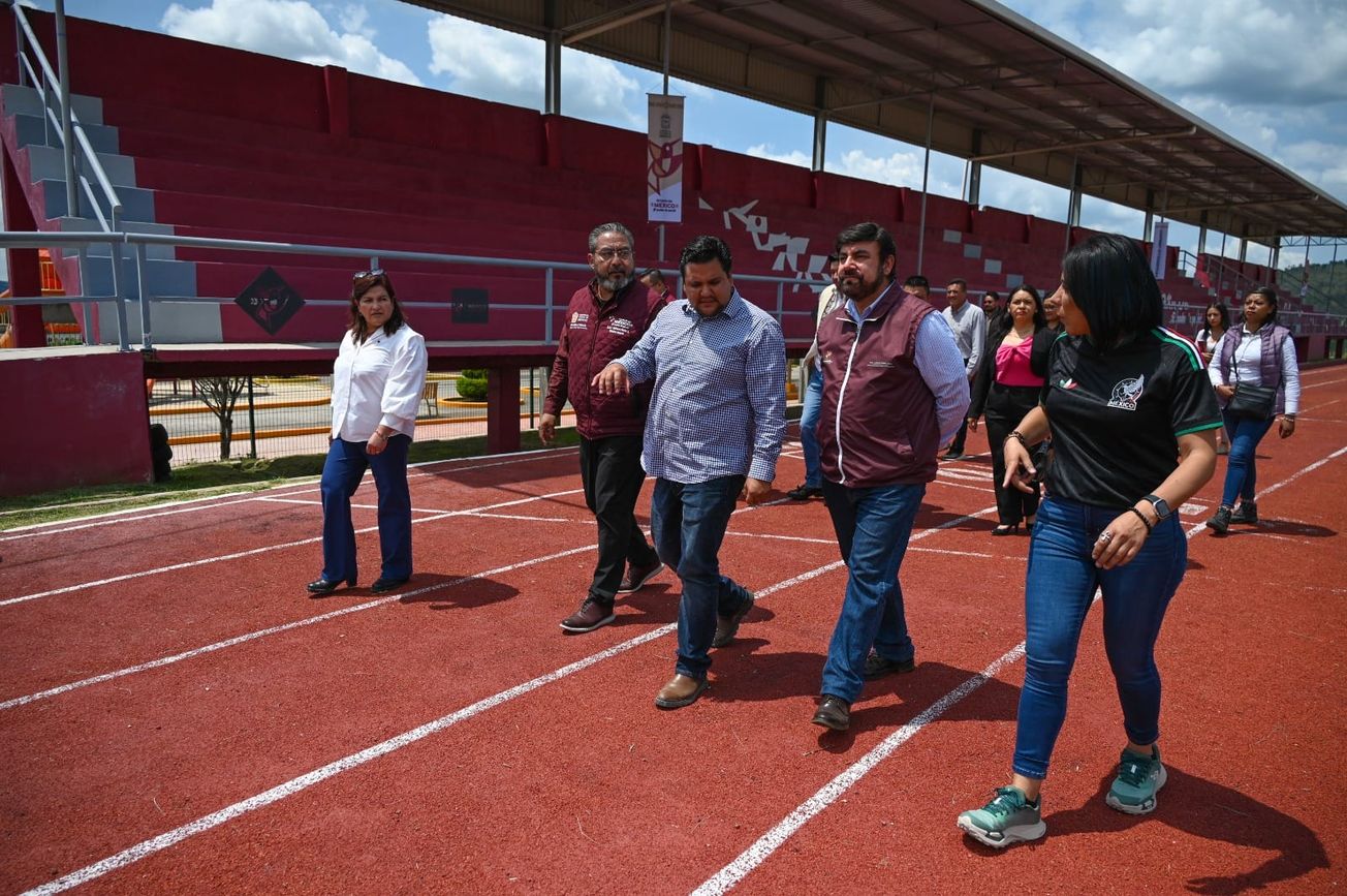 Rehabilitó GEM Deportivo Municipal de Soyaniquilpan, así quedó