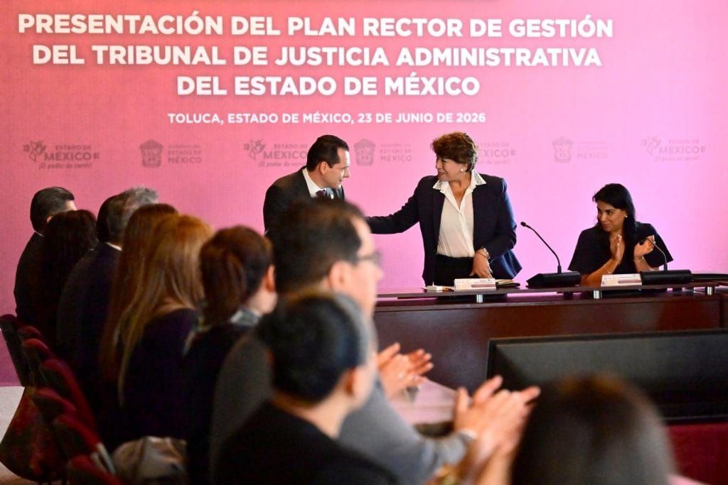 Respalda Delfina Gómez plan 2026-2029 del Tribunal de Justicia Administrativa