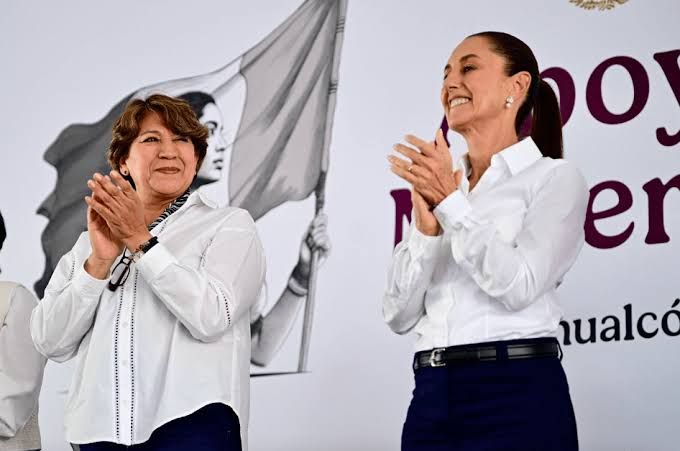 "Delfina no se marea”, asegura Sheinbaum sobre el desempeño de Delfina Gómez