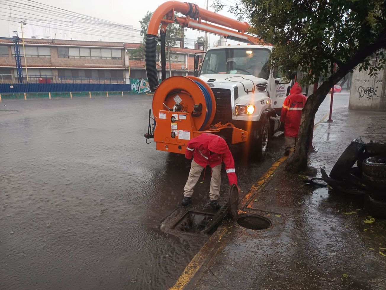 Atiende GEM 48 eventos de lluvia para proteger hospitales y escuelas