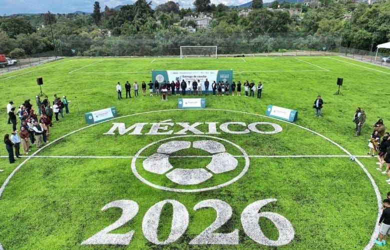 Rehabilita Edomex ocho canchas de fútbol de colonias rurales
