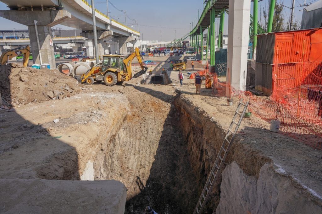 Así avanzan obras del Plan Oriente para evitar inundaciones en Edomex