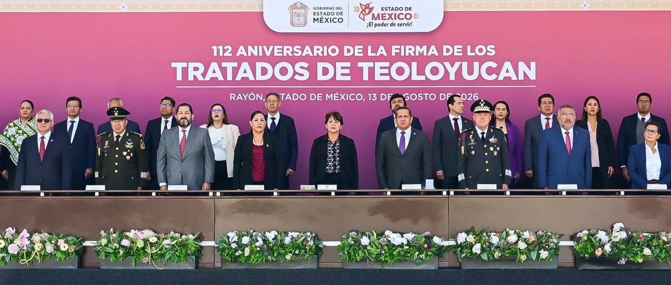 Conmemora Delfina Gómez 112 años de los Tratados de Teoloyucan