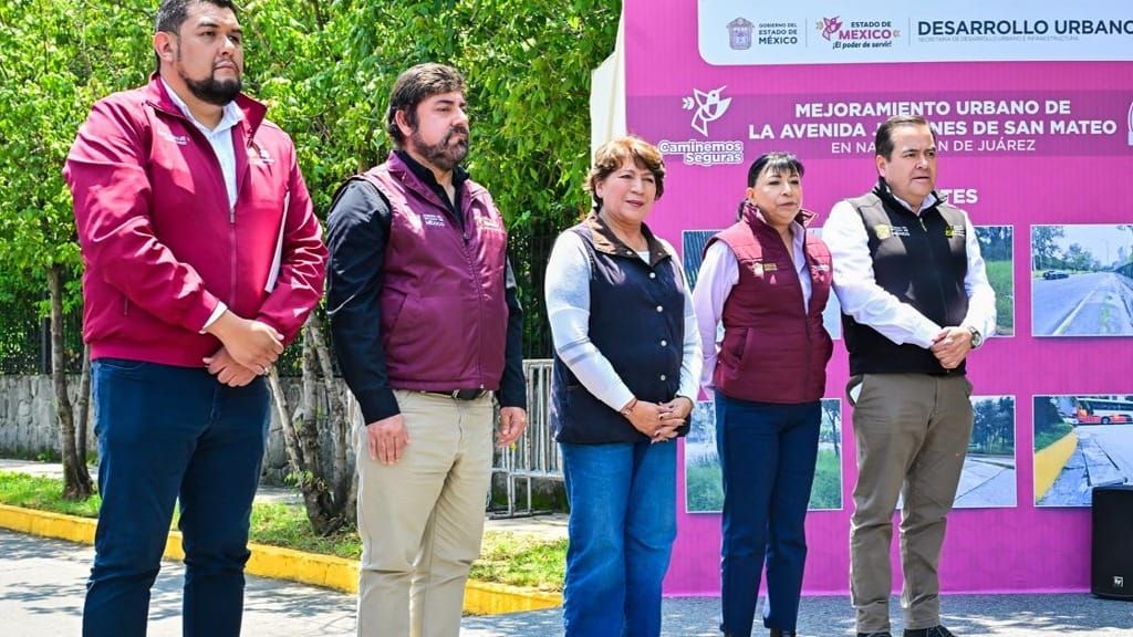 Inaugura Delfina Gómez Sendero Seguro en Naucalpan para mejorar seguridad