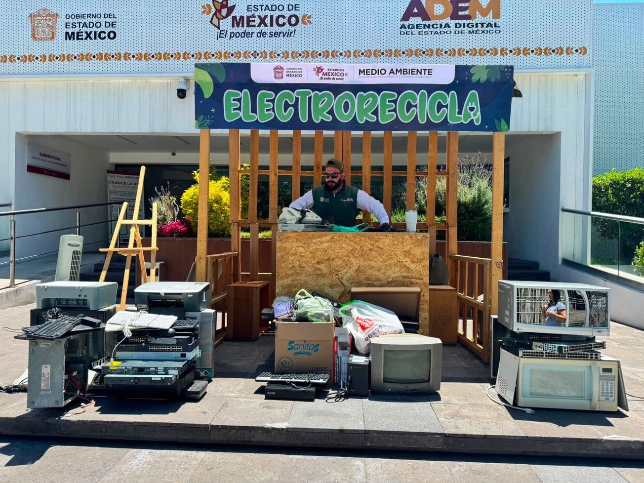 Más de 15 toneladas de aparatos electrónicos serán recicladas en Edomex