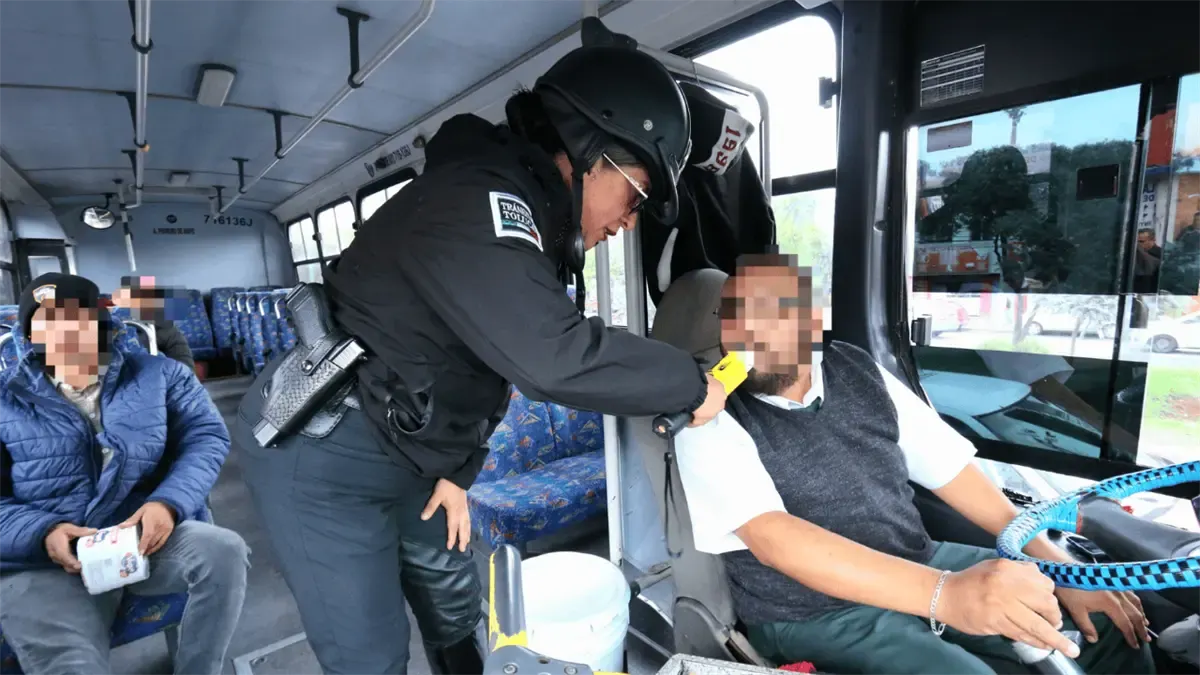 Respaldan transportistas operativos Alcoholímetro en Edomex