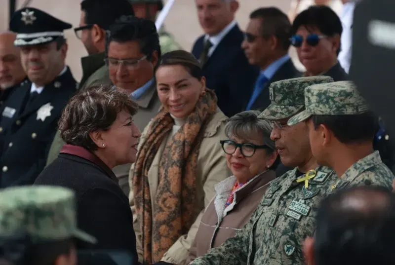 Reconoce Delfina Gómez apoyo de las fuerzas armadas