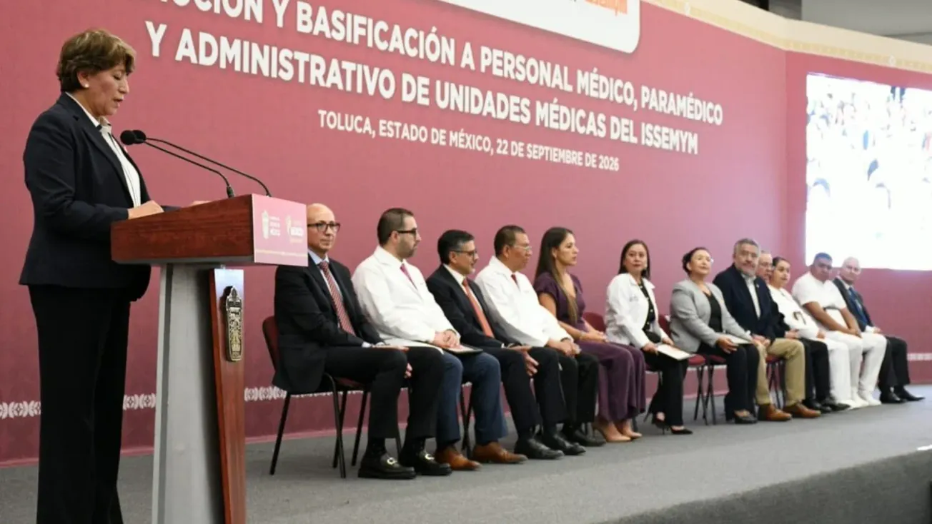 Reporta Delfina Gómez 40% de basificación del ISSEMyM