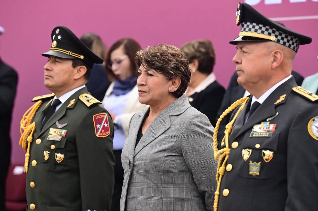 Rinde Delfina Gómez homenaje al Ejército Mexicano