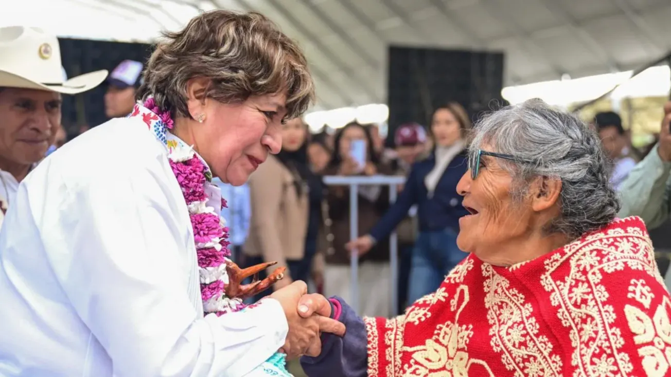 Cierra Delfina Gómez informes regionales en San Felipe del Progreso