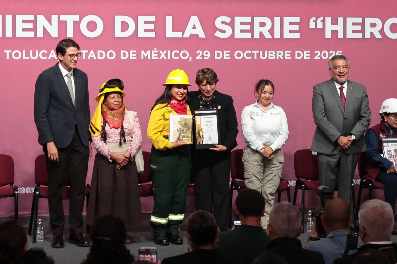 Presenta Delfina Gómez serie de TV sobre mujeres servidoras públicas