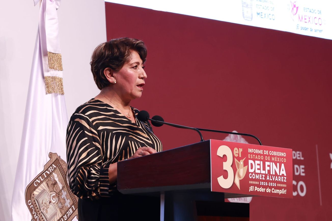 Reconoce Delfina Gómez a mexiquenses por pagar impuestos
