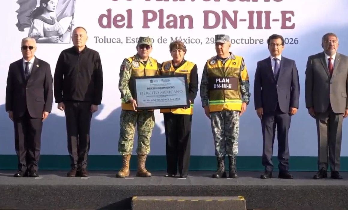 Reconoce GEM labor del Ejército 60 años del Plan DN-III-E