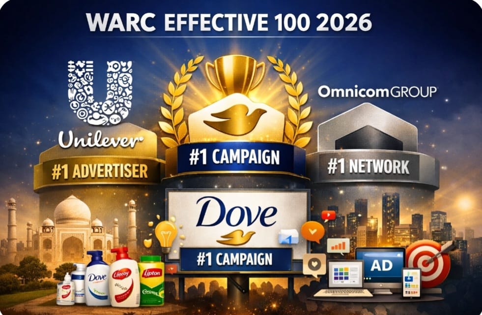 WARC Effective 100 2026: Unilever tops advertisers; Omnicom Group leads networks as Dove campaign ranks No.1