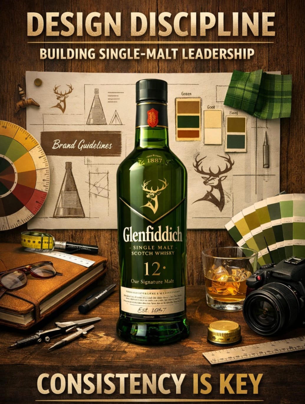 Use of Design Consistency enables Glenfiddich to Sustain Premium Leadership in a Shifting Scotch Market