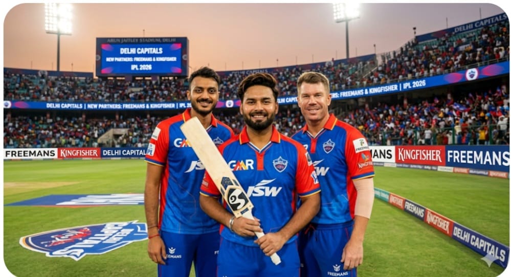 Delhi Capitals expand sponsor roster with FREEMANS and Kingfisher ahead of IPL 2026
