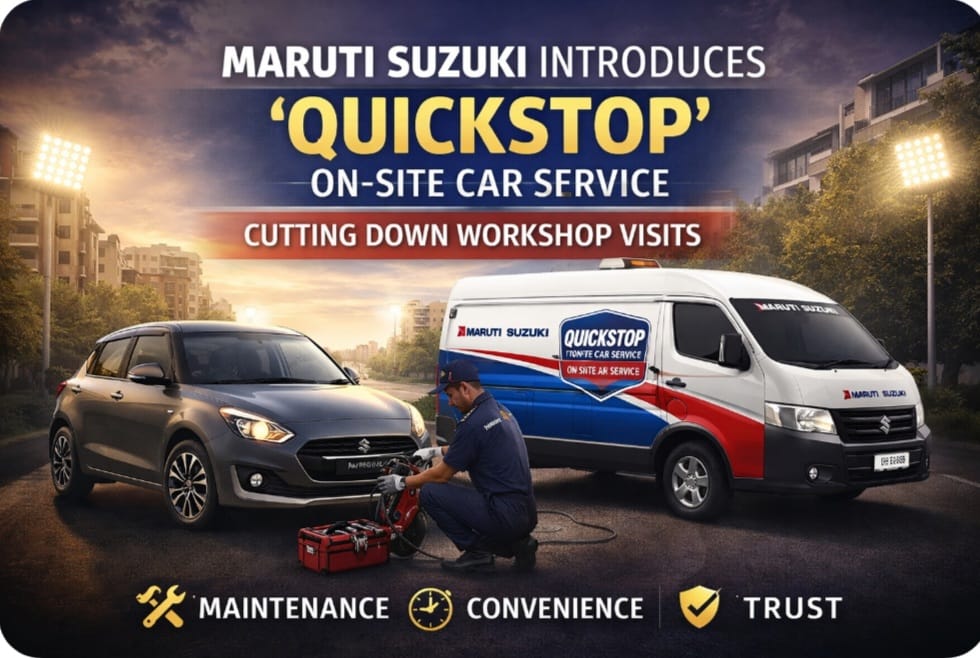 Maruti Suzuki rolls out ‘Quickstop’ on-site servicing to reduce workshop dependency