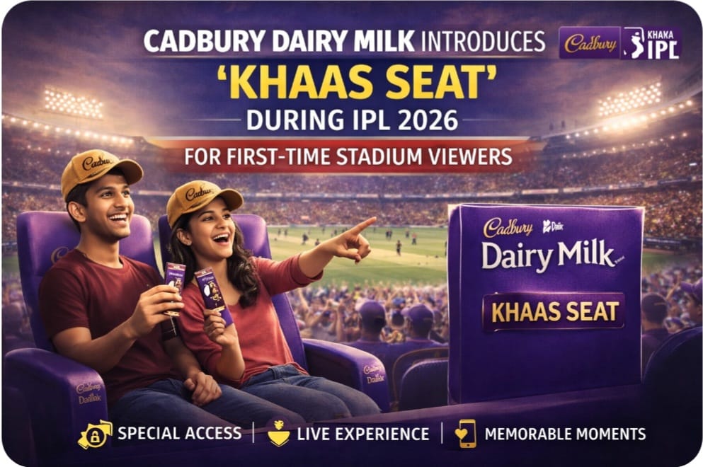 Cadbury Dairy Milk activates IPL 2026 with ‘Khaas Seat’ initiative targeting first-time stadium audiences