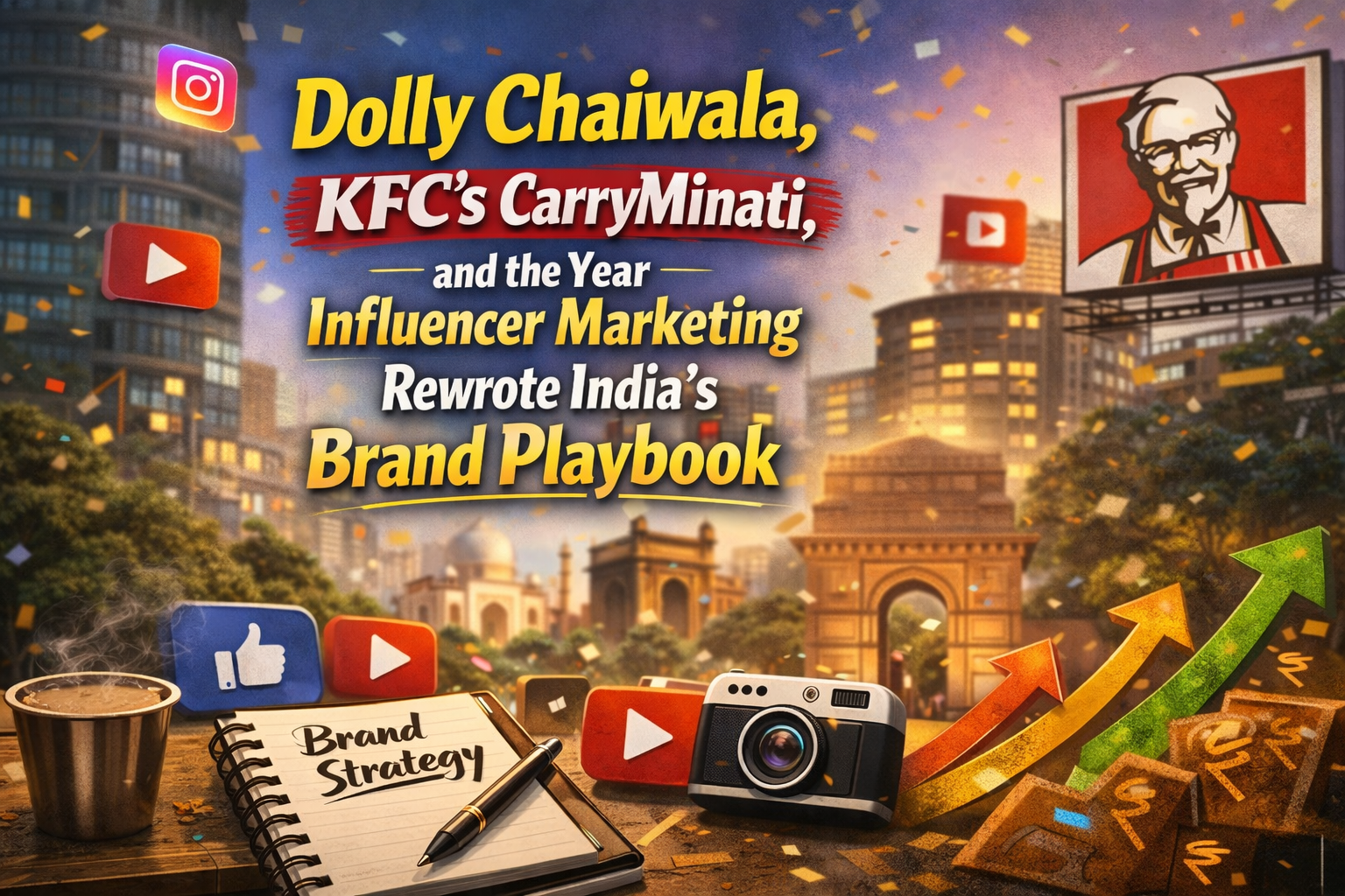 Dolly Chaiwala, KFC's CarryMinati, and the year influencer marketing rewrote India's brand playbook
