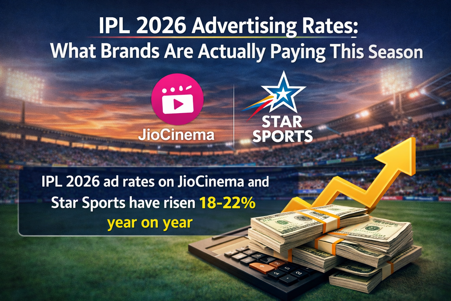 IPL 2026 Advertising Rates: What Brands Are Actually Paying This Season