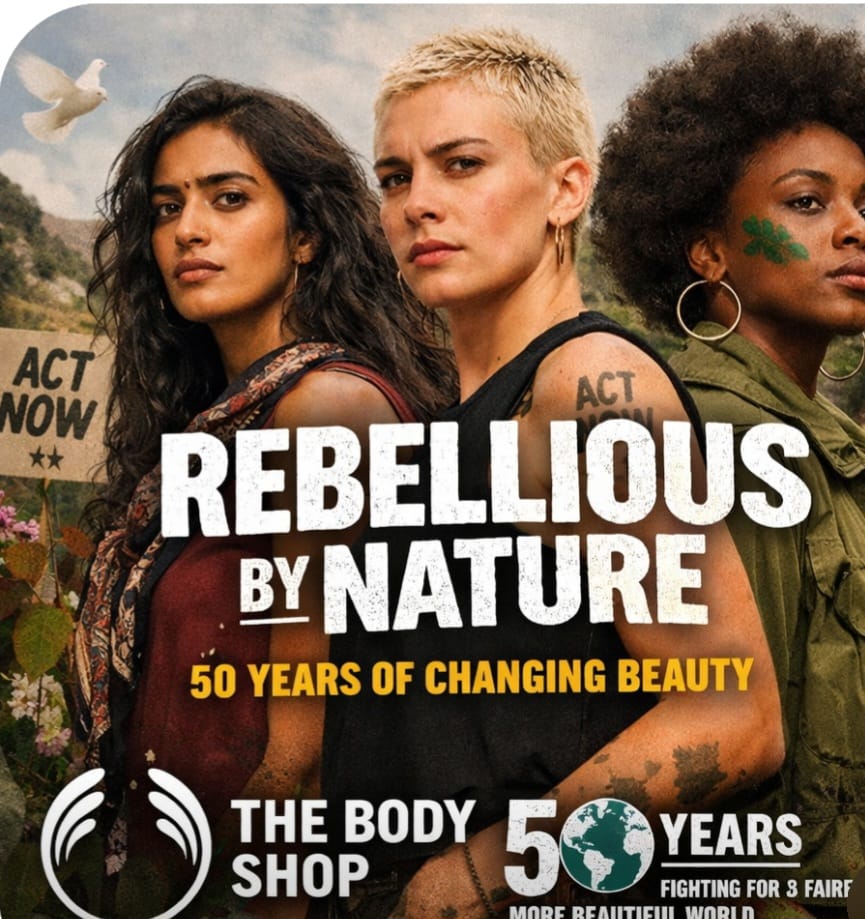 The Body Shop’s 50-year campaign signals a return to brand-led activism over product-first storytelling