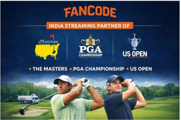 FanCode Acquires Indian Rights for Golf Majors, Expands Premium Sports Portfolio
