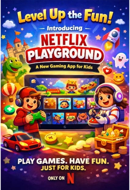 Netflix expands kids’ engagement play with standalone gaming app ‘Netflix Playground’