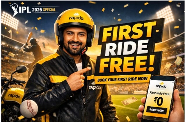 Rapido Uses IPL 2026 Window to Push Trial via ‘First Ride Free’ Acquisition Strategy