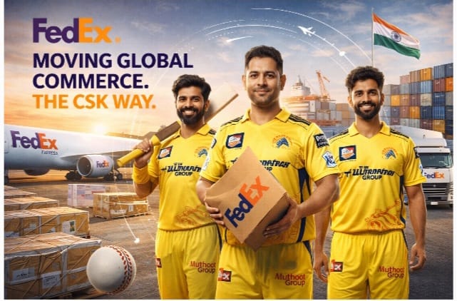 FedEx Taps CSK Talent to Localise Global Logistics Narrative During IPL Window