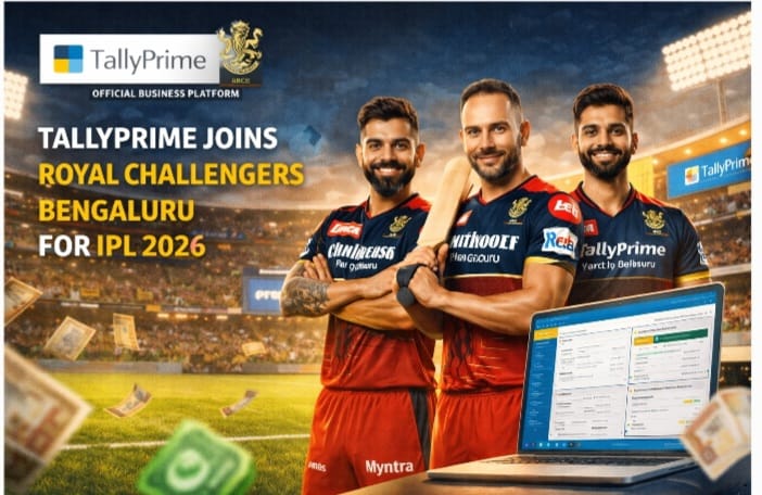 TallyPrime Signs with Royal Challengers Bengaluru to Expand SMB Reach During IPL 2026