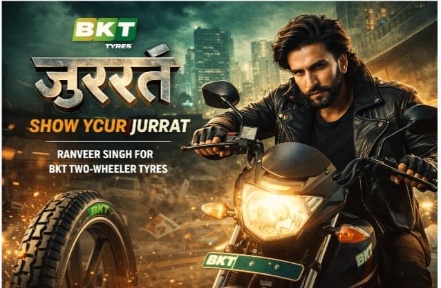 BKT Tyres Targets Urban Two-Wheeler Riders with ‘Jurrat’ Campaign Featuring Ranveer Singh