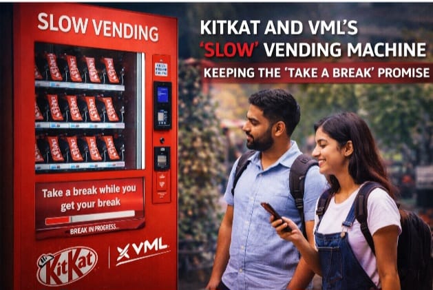 KitKat and VML deploy ‘slow vending’ activation to translate brand mnemonic into physical experience