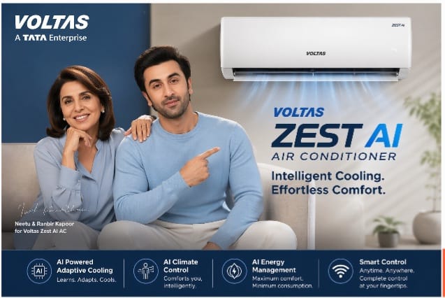 Voltas brings Neetu Kapoor and Ranbir Kapoor together to front Zest AI AC campaign