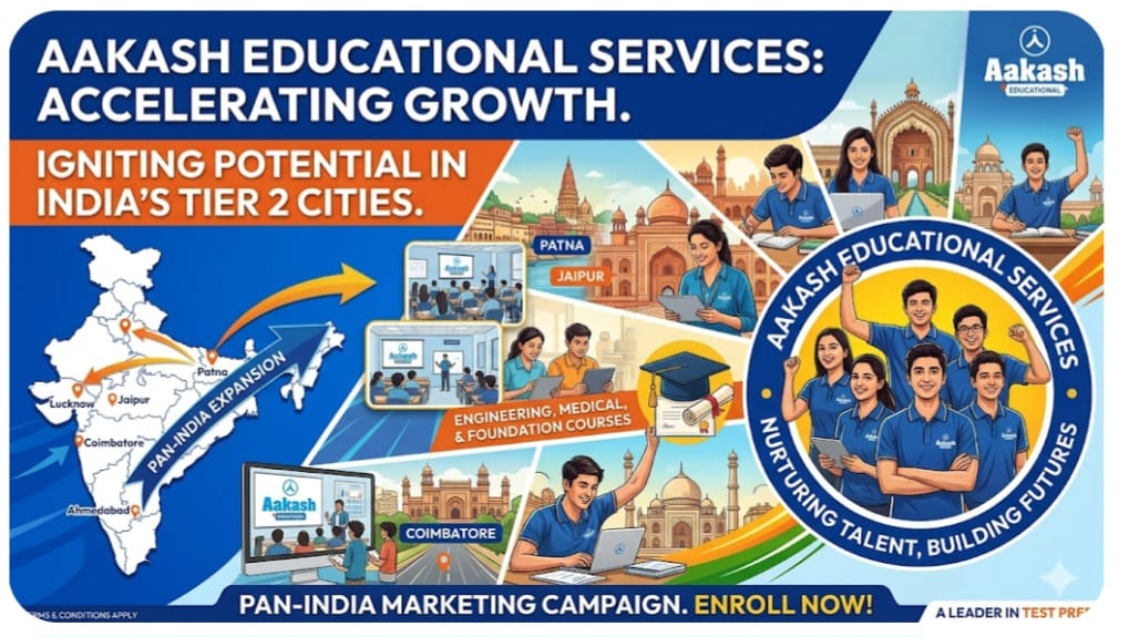 Aakash Expands Tier 2 Playbook with National Marketing Push to Drive Enrolments