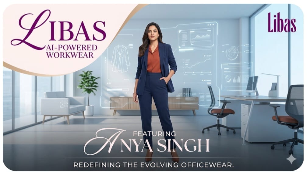 Libas enters AI-led workwear segment with Anya Singh campaign