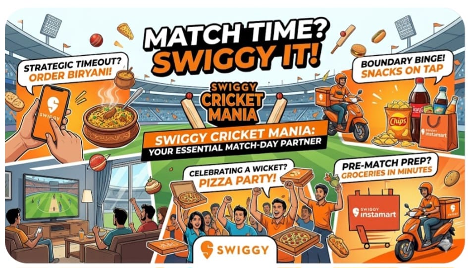 Swiggy links cricket viewing to mealtime occasions in new campaign with Dinesh Karthik