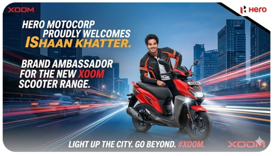 Hero MotoCorp taps Ishaan Khatter to front Hero Xoom scooter push
