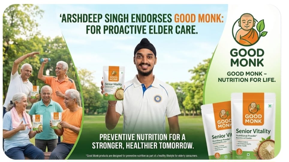 Good Monk spotlights elderly nutrition with Arshdeep Singh in preventive health campaign