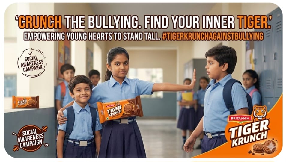Britannia Tiger Krunch takes on bullying with issue-led youth campaign