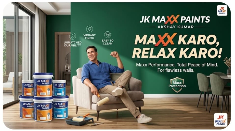 JK Maxx Paints positions convenience and assurance in new campaign with Akshay Kumar