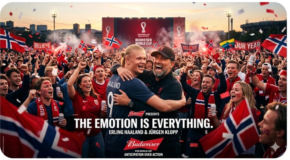 Budweiser’s World Cup push leans into fan emotion, not match moments