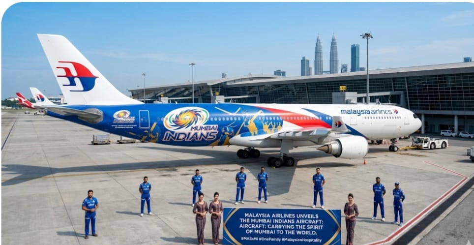 Malaysia Airlines turns IPL fandom into livery with Mumbai Indians aircraft branding