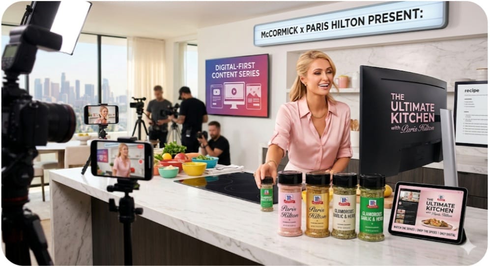 McCormick partners with Paris Hilton to build millennial-focused seasoning line via content-led commerce