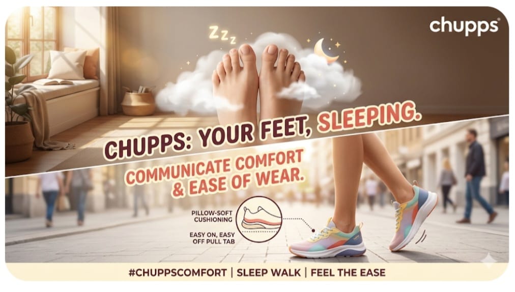 Chupps builds comfort narrative with ‘sleeping feet’ visual device in latest campaign