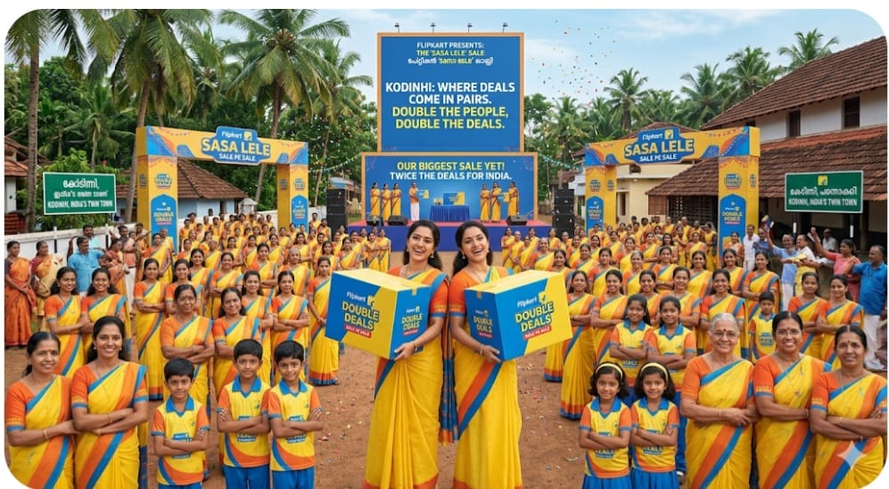 Flipkart uses Kodinhi’s twin phenomenon to anchor ‘double deals’ narrative